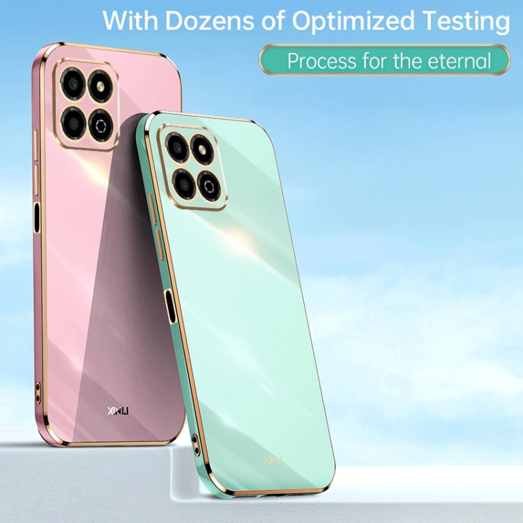 XINLI Straight Edge 6D Electroplate TPU Phone Case – TPU, For Honor X8a 2023, For Honor X9a 5G, For Huawei nova Y61