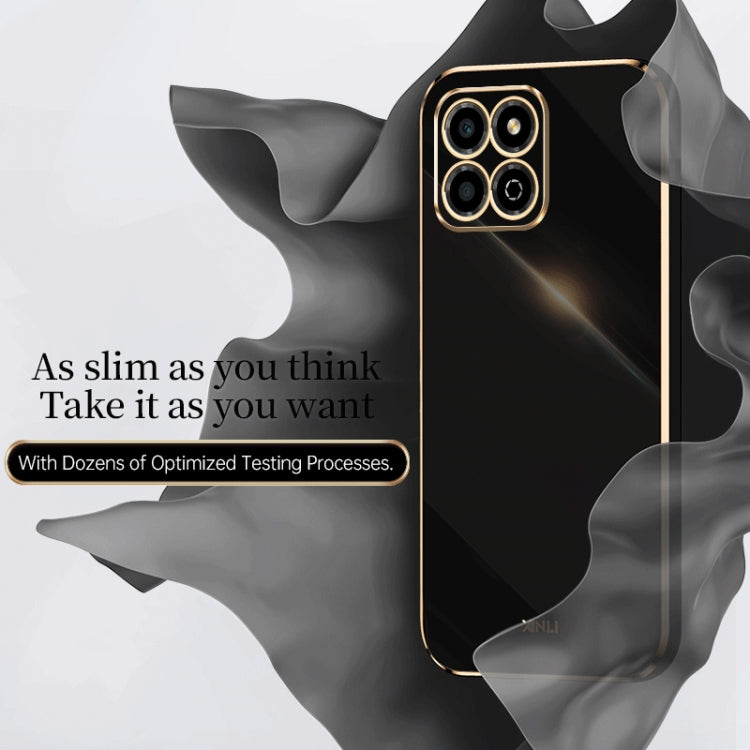 XINLI Straight Edge 6D Electroplate TPU Phone Case – TPU, For Honor X8a 2023, For Honor X9a 5G, For Huawei nova Y61