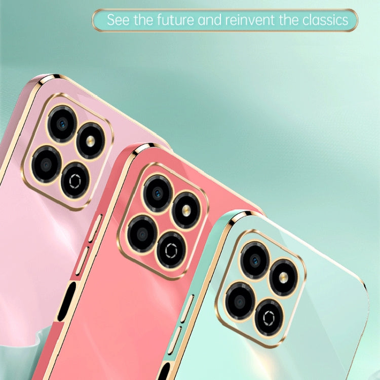 XINLI Straight Edge 6D Electroplate TPU Phone Case – TPU, For Honor X8a 2023, For Honor X9a 5G, For Huawei nova Y61