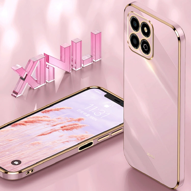 XINLI Straight Edge 6D Electroplate TPU Phone Case – TPU, For Honor X8a 2023, For Honor X9a 5G, For Huawei nova Y61
