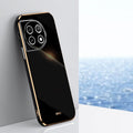 XINLI Straight Edge 6D Electroplate TPU Phone Case – TPU, For OnePlus 11, For OnePlus Ace 2, For Realme GT Neo 5