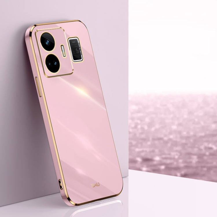 XINLI Straight Edge 6D Electroplate TPU Phone Case – TPU, For OnePlus 11, For OnePlus Ace 2, For Realme GT Neo 5 For Realme GT Neo 5 Cherry Purple