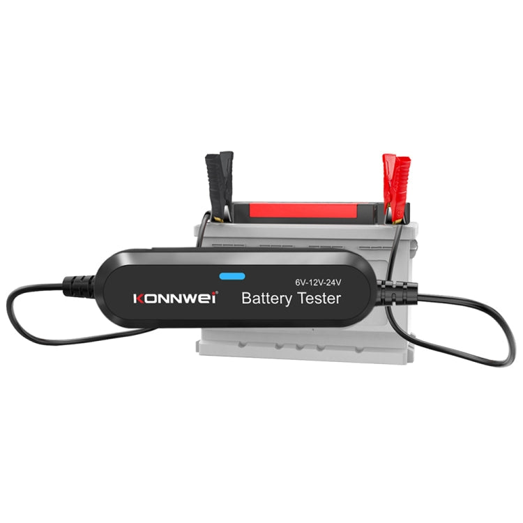 KONNWEI BK200 6V/12V/24V Car Bluetooth Battery Tester – Bluetooth, 4K Black