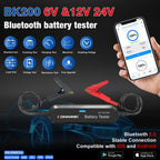KONNWEI BK200 6V/12V/24V Car Bluetooth Battery Tester – Bluetooth, 4K