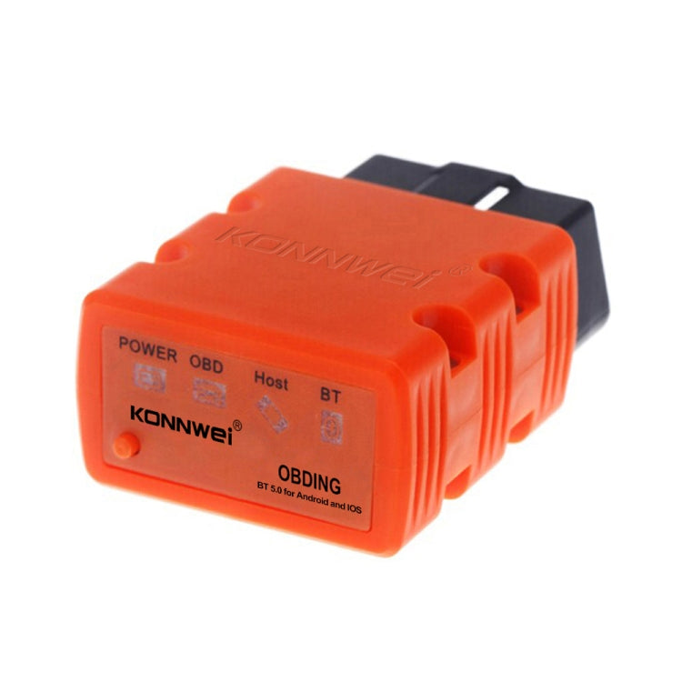 KONNWEI KW902 Bluetooth 5.0 OBD2 Car Fault Diagnostic Scan Tools Support IOS / Android – Bluetooth Orange