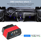 KONNWEI KW903 Bluetooth 5.0 OBD2 Car Fault Diagnostic Scan Tools Support IOS / Android, KW903