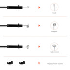 P130 4.3 inch Dual Camera with Screen Endoscope, 2m, 5m, 10m