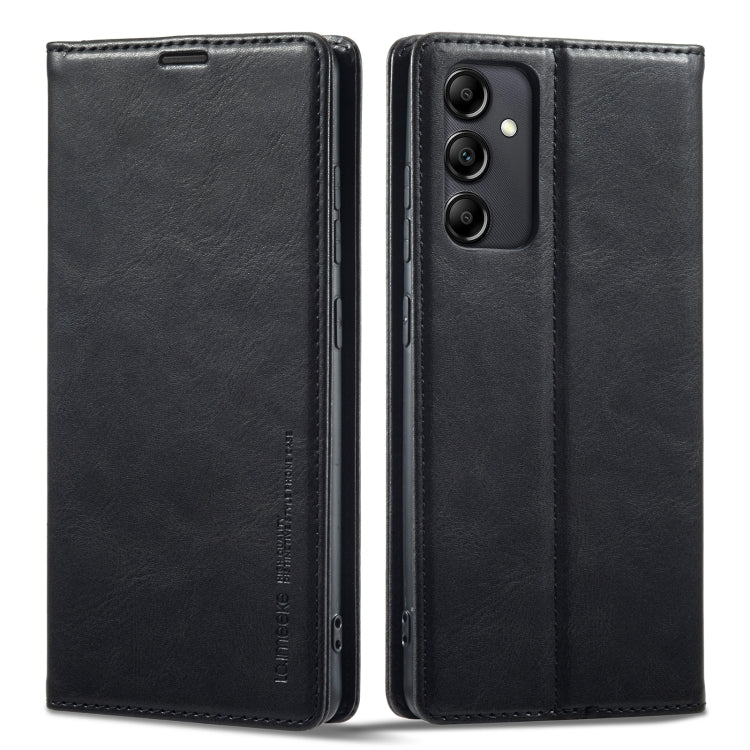 LC.IMEEKE RFID Anti-theft Leather Phone Case, For Samsung Galaxy A14 4G/5G For Samsung Galaxy A14 4G 5G Black