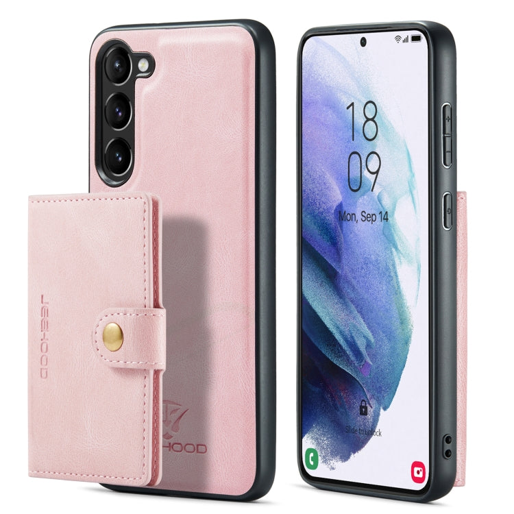 JEEHOOD Retro Magnetic Detachable Protective Phone Case with Wallet & Card Slot, For Samsung Galaxy A54 5G / A54 4G For Samsung Galaxy A54 5G A54 4G Pink