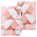 Case – 9.7" Screen, Leather (iPad 10) #2 For iPad 10.2 Pink Marble