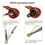FIREDOG CL78 3 in 1 Pipe Cleaner Carbon Knife Pipe Holder