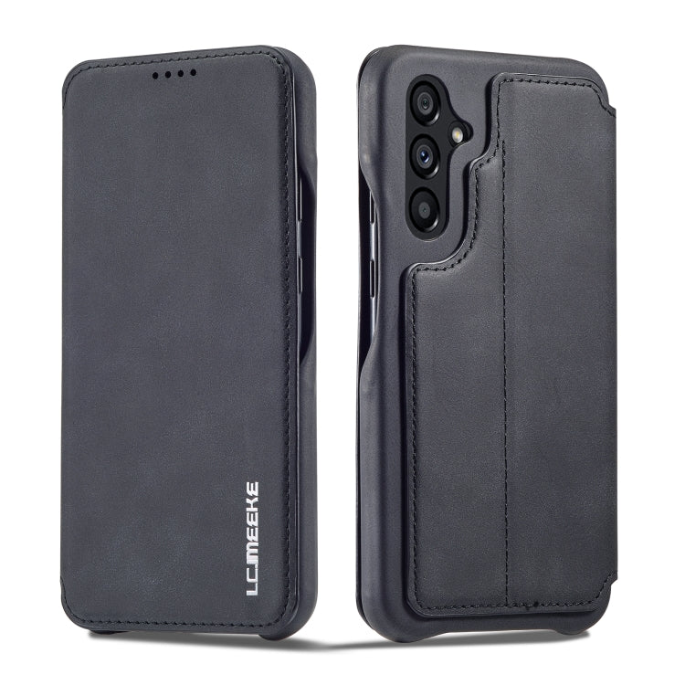 LC.IMEEKE Hon Ancient Series Horizontal Flip Leather Phone Case – Card Slot, Flip, Leather, For Samsung Galaxy A54 5G