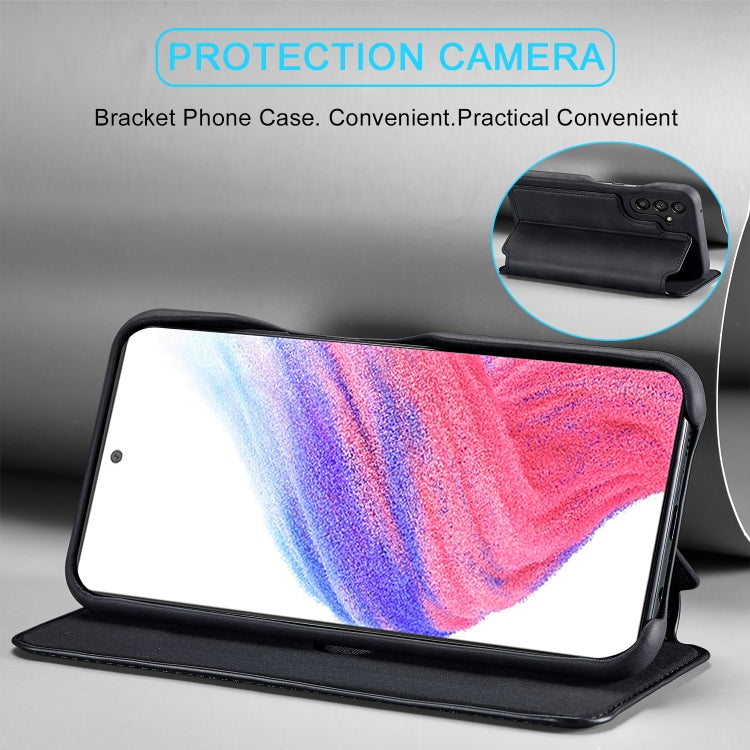 LC.IMEEKE Hon Ancient Series Horizontal Flip Leather Phone Case – Card Slot, Flip, Leather, For Samsung Galaxy A54 5G
