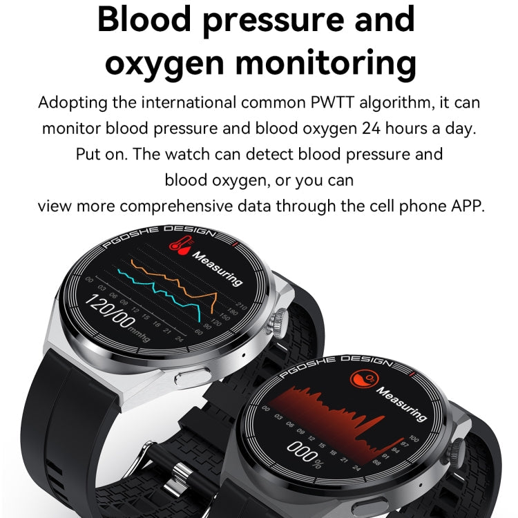 PG3 Smart Watch – 1.41" Screen, Blood Pressure Monitoring, Heart Rate Monitoring