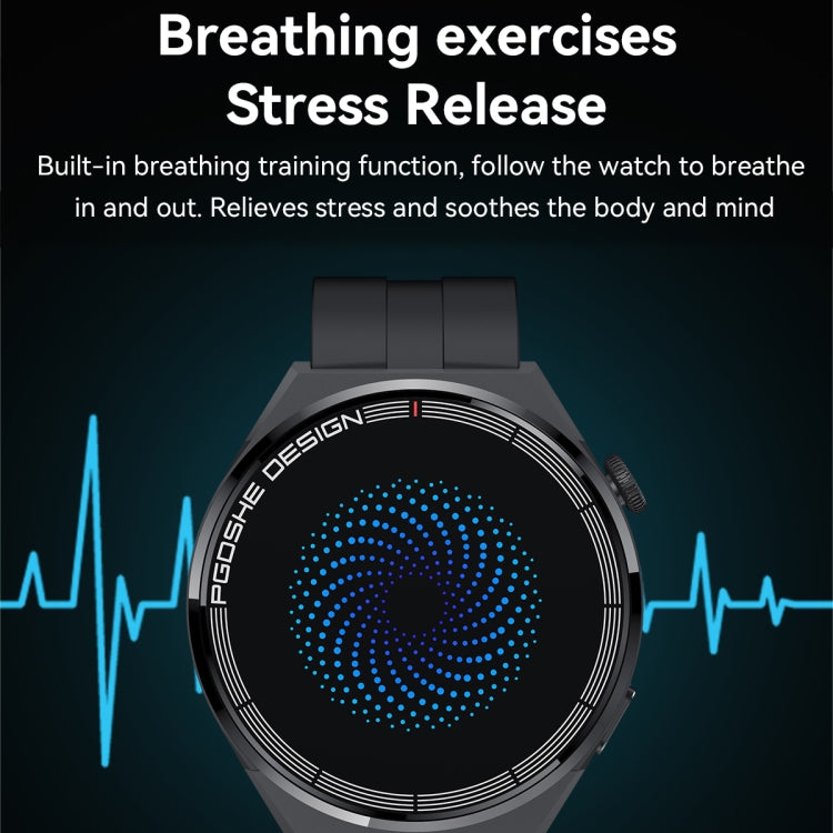 PG3 Smart Watch – 1.41" Screen, Blood Pressure Monitoring, Heart Rate Monitoring