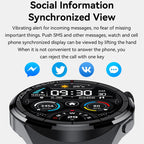 PG3 Smart Watch – 1.41" Screen, Blood Pressure Monitoring, Heart Rate Monitoring