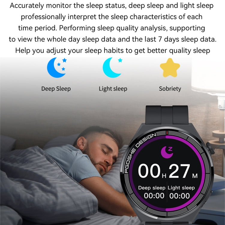 PG3 Smart Watch – 1.41" Screen, Blood Pressure Monitoring, Heart Rate Monitoring