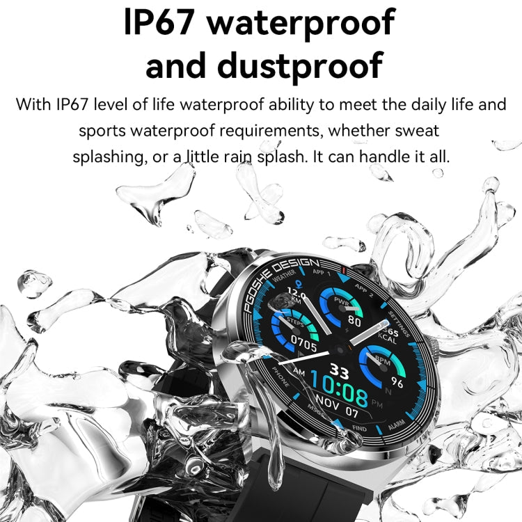 PG3 Smart Watch – 1.41" Screen, Blood Pressure Monitoring, Heart Rate Monitoring