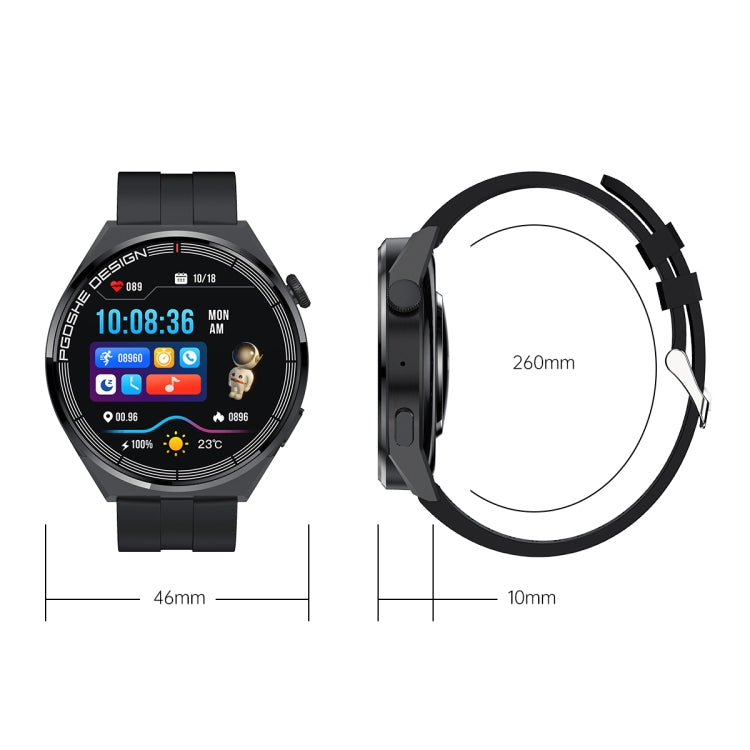 PG3 Smart Watch – 1.41" Screen, Blood Pressure Monitoring, Heart Rate Monitoring