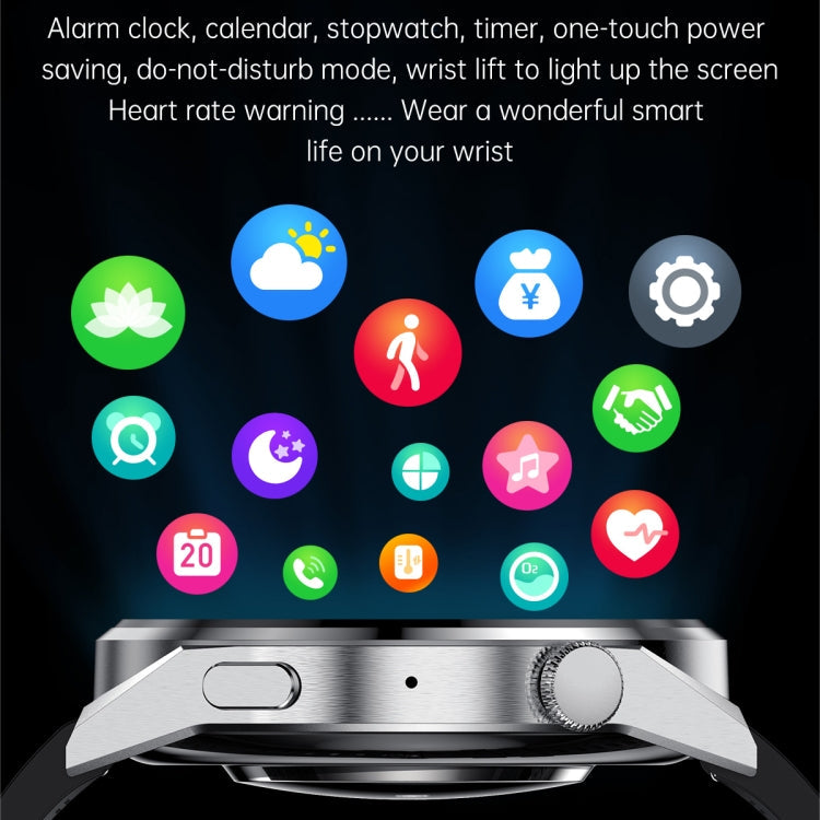 PG3 Smart Watch – 1.41" Screen, Blood Pressure Monitoring, Heart Rate Monitoring