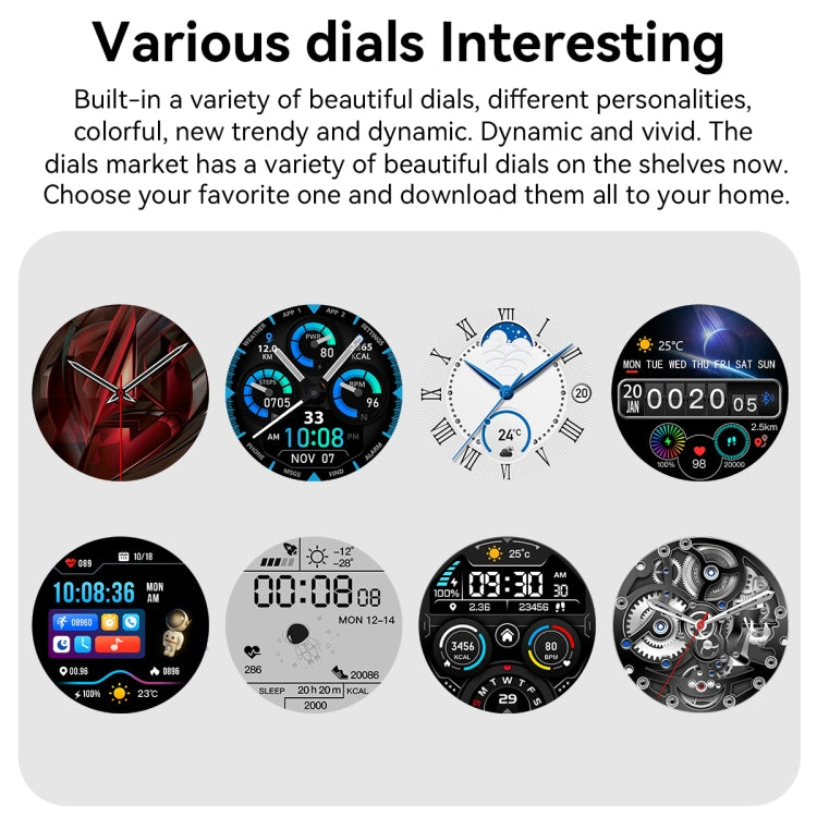 PG3 Smart Watch – 1.41" Screen, Blood Pressure Monitoring, Heart Rate Monitoring