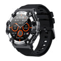 PG666 Smart Watch – 1.39" Screen, Blood Pressure Monitoring, Heart Rate Monitoring Black Silver