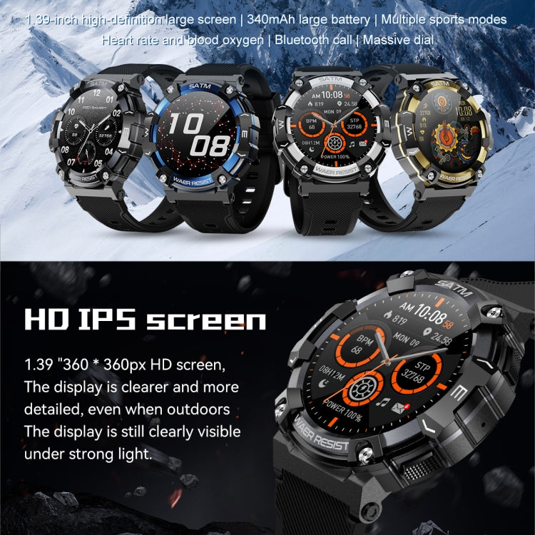 PG666 Smart Watch – 1.39" Screen, Blood Pressure Monitoring, Heart Rate Monitoring