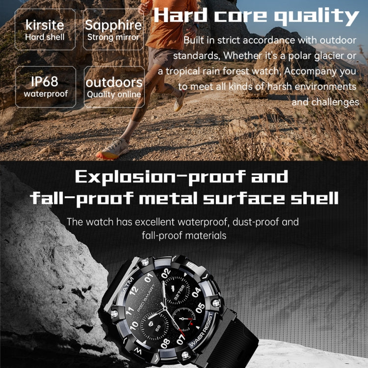 PG666 Smart Watch – 1.39" Screen, Blood Pressure Monitoring, Heart Rate Monitoring