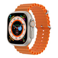S800 Smart Watch – 1.96" Screen, Blood Pressure Monitoring, Heart Rate Monitoring Orange