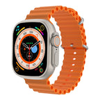 S800 Smart Watch – 1.96" Screen, Blood Pressure Monitoring, Heart Rate Monitoring Orange