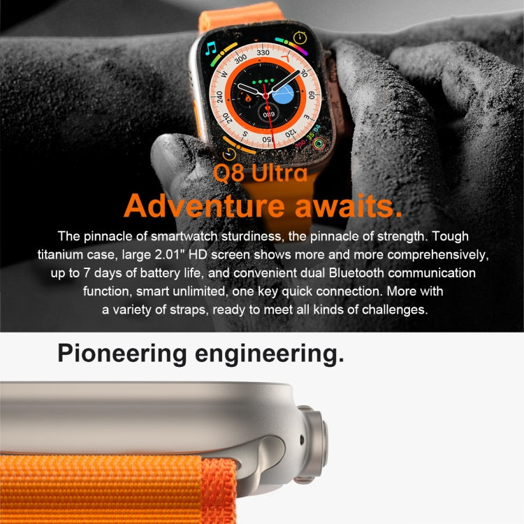 S800 Smart Watch – 1.96" Screen, Blood Pressure Monitoring, Heart Rate Monitoring