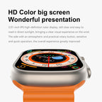 S800 Smart Watch – 1.96" Screen, Blood Pressure Monitoring, Heart Rate Monitoring