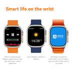 S800 Smart Watch – 1.96" Screen, Blood Pressure Monitoring, Heart Rate Monitoring