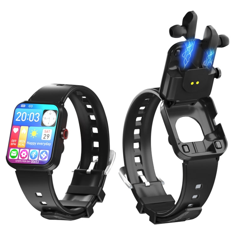 S6 TWS Earphone 1.91 inch Smart Bracelet Support Bluetooth Call / Health Monitoring Default Title