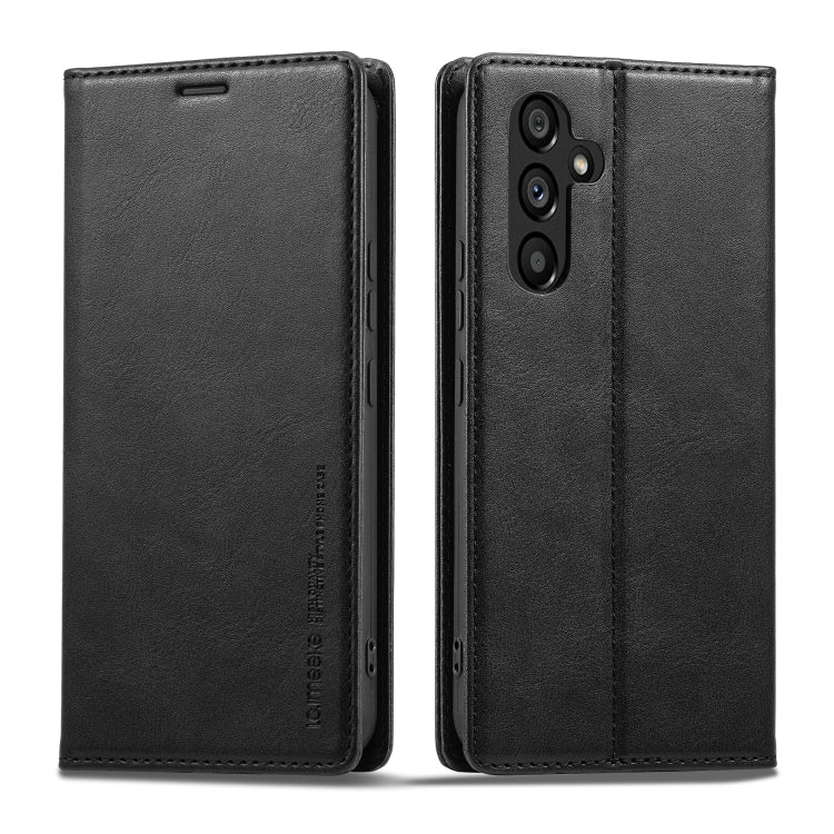 LC.IMEEKE RFID Anti-theft Leather Phone Case, For Samsung Galaxy A34 5G For Samsung Galaxy A34 5G Black