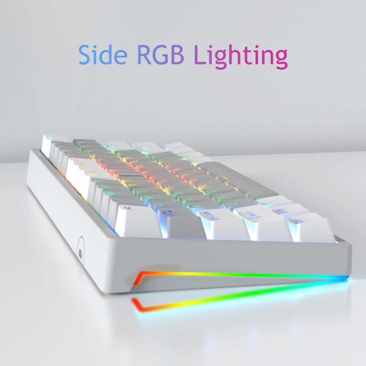 AULA F3261 Type-C Wired Hot Swappable 61 Keys RGB Mechanical Keyboard – Wear-resistant