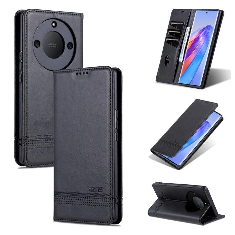 AZNS Magnetic Calf Texture Flip Leather Phone Case – Magnetic, Card Slot, Flip, For Honor Play 50 Plus, For Honor X50, For Honor X50i/90 Lite, For Honor Play 40