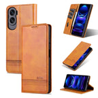 AZNS Magnetic Calf Texture Flip Leather Phone Case – Magnetic, Card Slot, Flip, For Honor Play 50 Plus, For Honor X50, For Honor X50i/90 Lite, For Honor Play 40