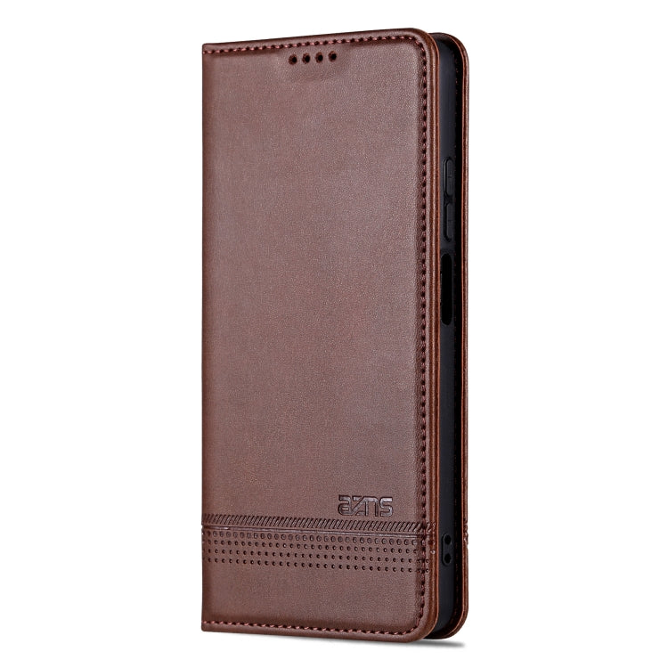 AZNS Magnetic Calf Texture Flip Leather Phone Case – Magnetic, Card Slot, Flip, For Honor Play 50 Plus, For Honor X50, For Honor X50i/90 Lite, For Honor Play 40