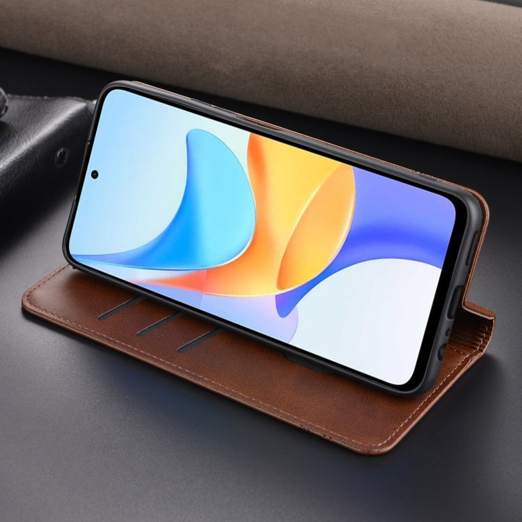 AZNS Magnetic Calf Texture Flip Leather Phone Case – Magnetic, Card Slot, Flip, For Honor Play 50 Plus, For Honor X50, For Honor X50i/90 Lite, For Honor Play 40