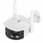 Q38 WIFI Humanoid Recognition AI Alarm 180 Degree Dual 2MP IP Camera, AU Plug, US Plug, EU Plug, UK Plug AU Plug