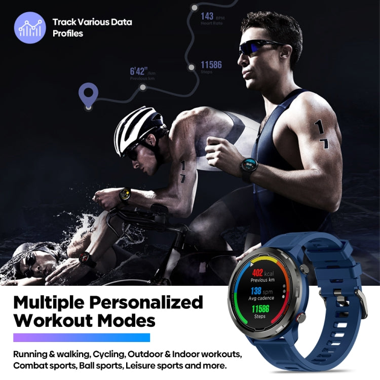 Smart Watch – 1.32" Screen, Heart Rate Monitoring, GPS