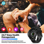 Smart Watch – 1.32" Screen, Heart Rate Monitoring, GPS