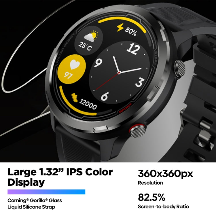 Smart Watch – 1.32" Screen, Heart Rate Monitoring, GPS
