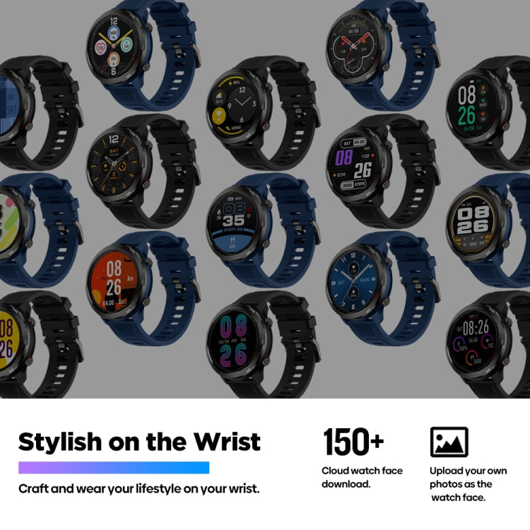 Smart Watch – 1.32" Screen, Heart Rate Monitoring, GPS