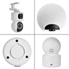 YT66 Dual 2MP Wireless Smart PTZ Camera, AU Plug, US Plug, EU Plug, UK Plug
