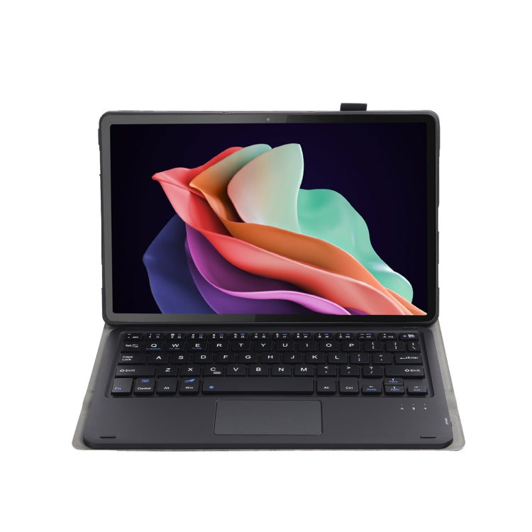 AHW13-A Lambskin Texture Ultra-thin Detachable Bluetooth Keyboard Leather Case with Touchpad, AHW13-A – Leather, Bluetooth, Ultra-thin