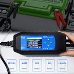 CAT-280 2 in 1 Car Battery Charger & Color Screen Battery Tester, EU Plug – Waterproof