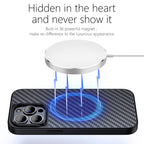 wlons Magsafe Carbon Fiber Kevlar TPU Phone Case, For iPhone 13 Pro, For iPhone 13 Pro Max, For Samsung Galaxy S23 5G, For Samsung Galaxy S23+ 5G, For Xiaomi 13, For Xiaomi 13 Pro, For Huawei P60 Art, For Huawei Mate 50, For Huawei Mate 50 Pro         ...