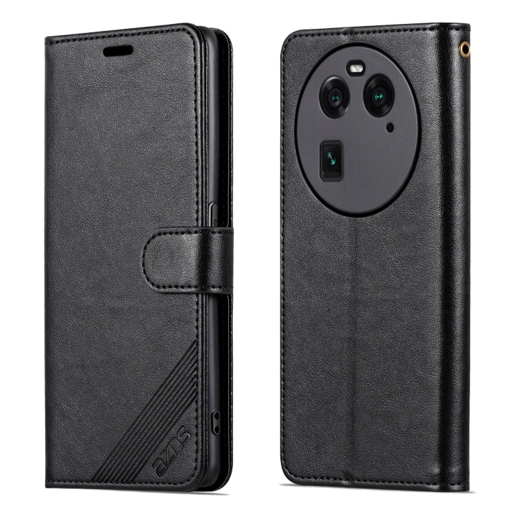 AZNS Sheepskin Texture Flip Leather Phone Case – Card Slot, Flip, Leather, For OPPO Find X6, For OPPO Find X6 Pro, For Honor Magic5, For Honor Magic5 Pro